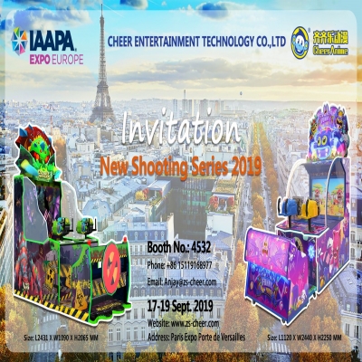 Invitation you to IAAPA EXPO EUROPE 2019- Paris,France